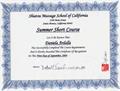 Shiatsu summer course - SMSC, Los Angeles, CA.
